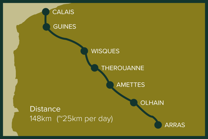 Stage 2: Calais to Arras, France Stage 2: Calais to Arras, France