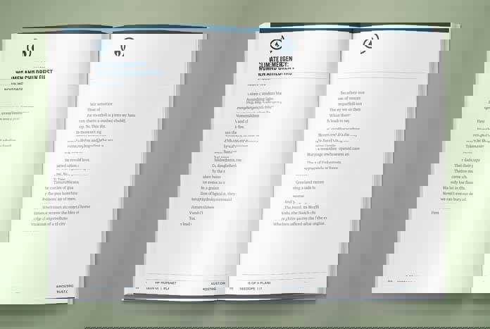 A spread from 'Seeds of Hope' – a new book of creative writing from Amos Trust.