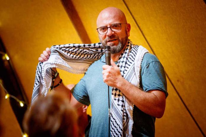 Sami Awad from Holy Land Trust in Bethlehem.