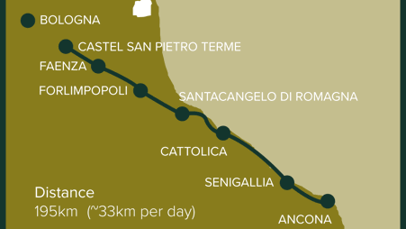 Amos Trust Just Walk To Jerusalem Castel San Pietro Terme Week To Ancona Stage Twelve